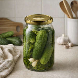 Słoik 900ml + zakrętka 8 sztuk